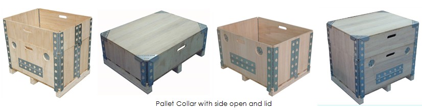 Pallet Collar with lid